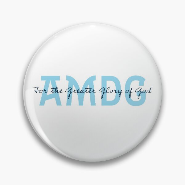 Item preview, AMDG: For the Greater Glory of God designed and sold by Modern World Catholic.