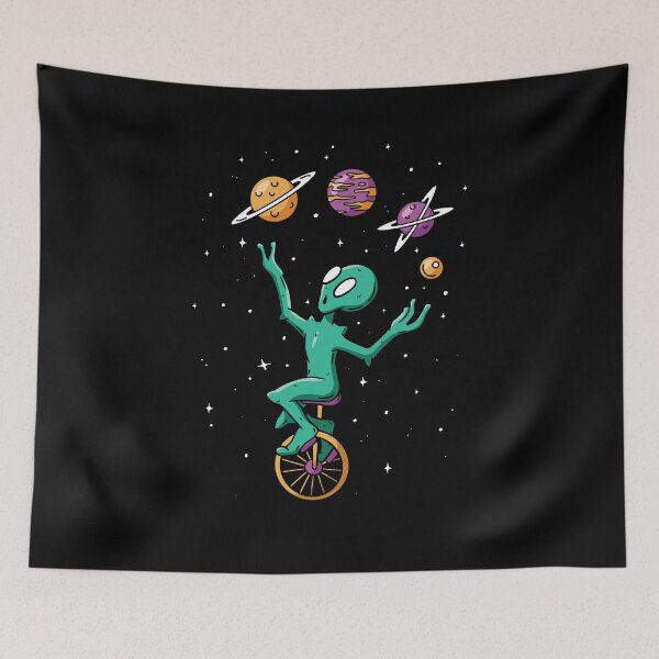Item preview, Alien Circus Juggling Planets designed and sold by Dust-Canyon.