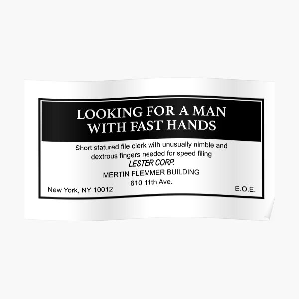 Being John Malkovich Lestercorp Classified Ad Poster
