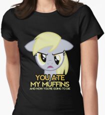 Muffins Women's Fitted T-Shirt