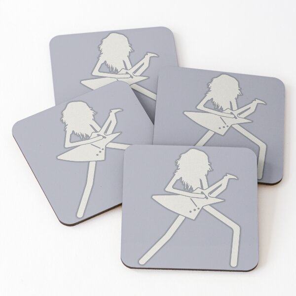 Item preview, Stickman Metal Guitarist (White) designed and sold by AjingDesigns.