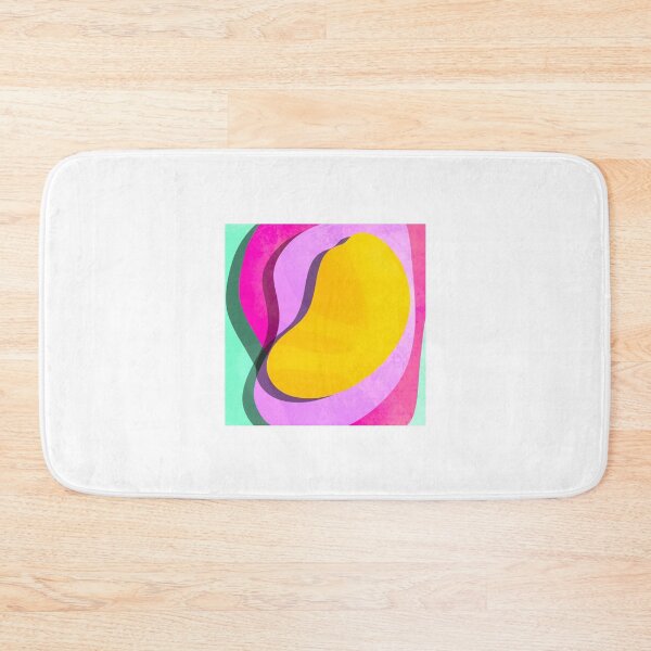 Item preview, abstract colour layered paper cut out blobs design designed and sold by Jenny Romeril.