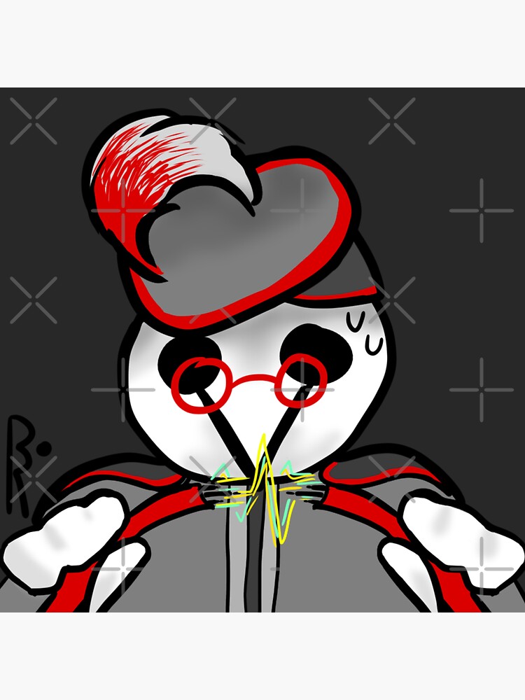 Thumbnail 3 of 3, Sticker, Getting Connected During the Plague designed and sold by QTPieCollective.