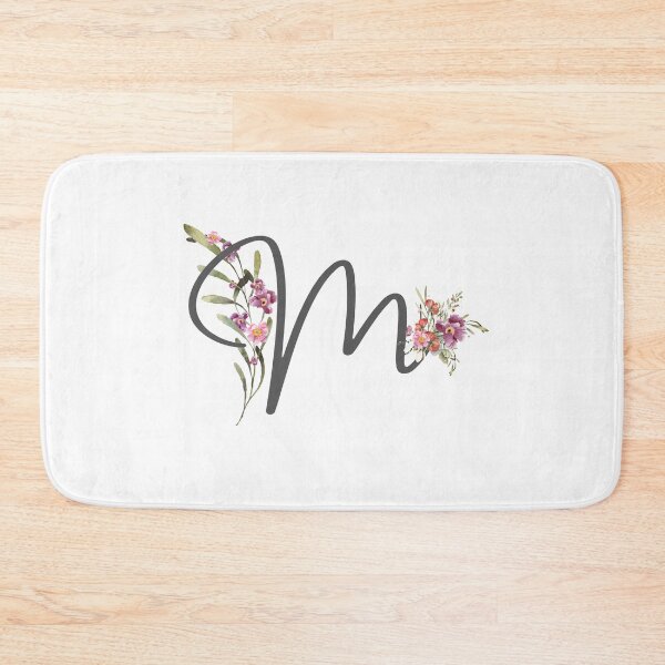 Item preview, Floral Initial Letter M designed and sold by TheFamilyVan.