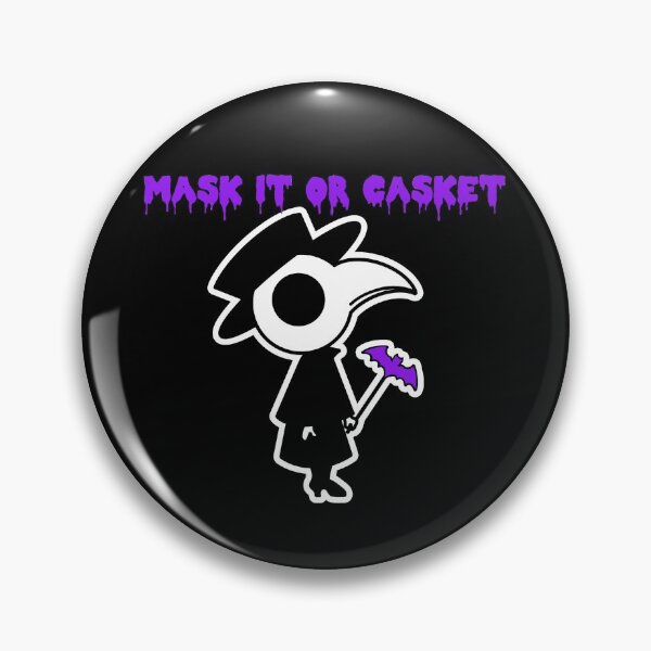 Item preview, Mask It Or Casket Kawaii Plague Doctor Pastel Goth Bat designed and sold by BellaAnya.