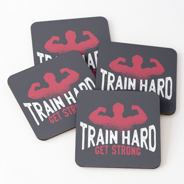 Item preview, Train Hard Get Strong Crossfit Design designed and sold by CoolSilhouettes.