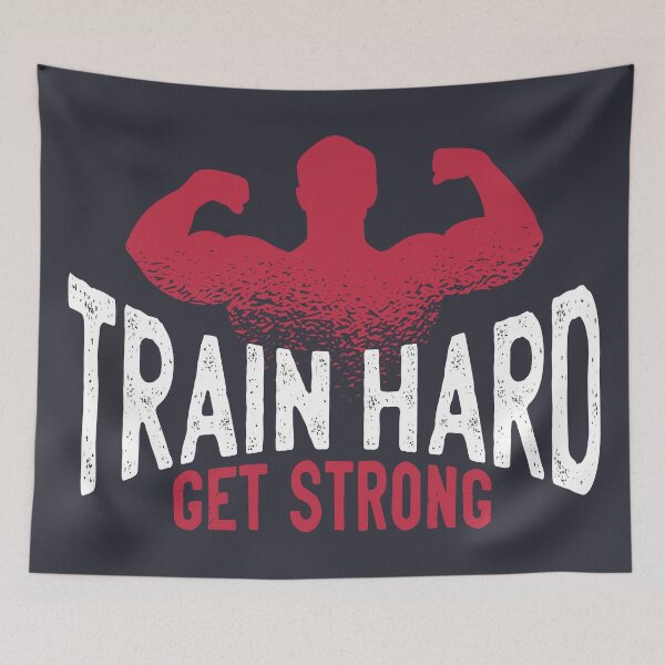 Item preview, Train Hard Get Strong Crossfit Design designed and sold by CoolSilhouettes.