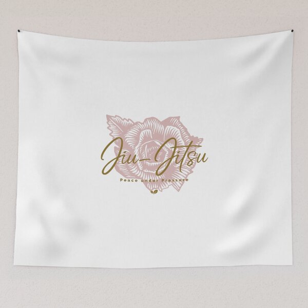 Item preview, Jiu-Jitsu Peace Under Pressure Flower designed and sold by HarlicoDesigns.