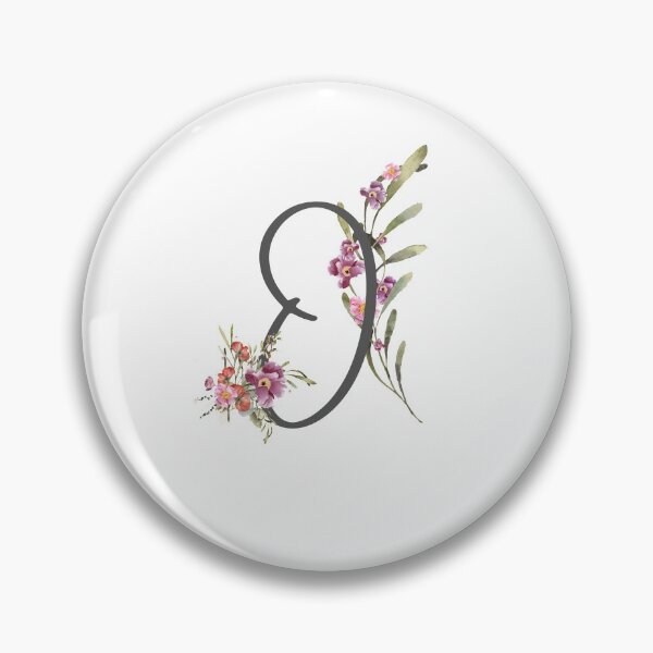 Item preview, Floral Initial Letter O designed and sold by TheFamilyVan.