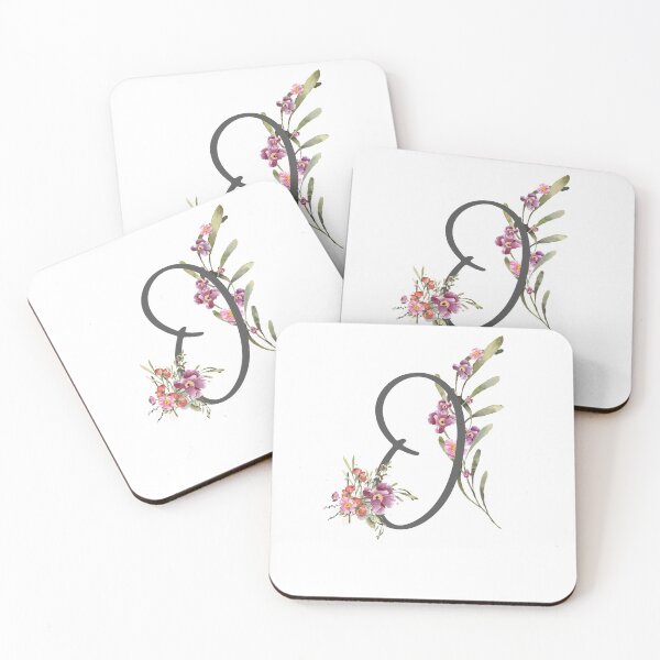 Item preview, Floral Initial Letter O designed and sold by TheFamilyVan.