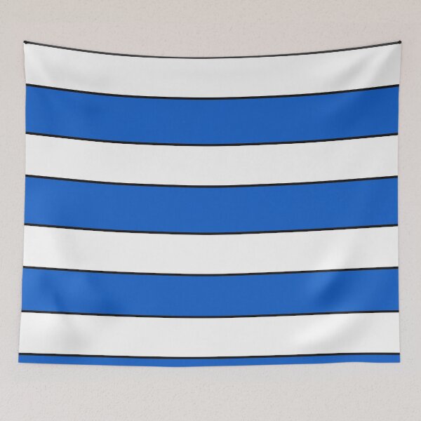 Item preview, blue white stripes designed and sold by ZiphGames.