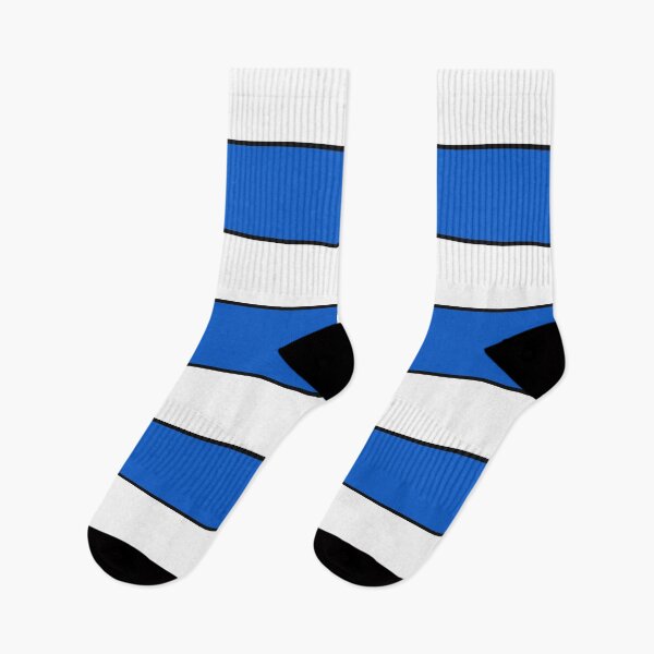 Item preview, blue white stripes designed and sold by ZiphGames.