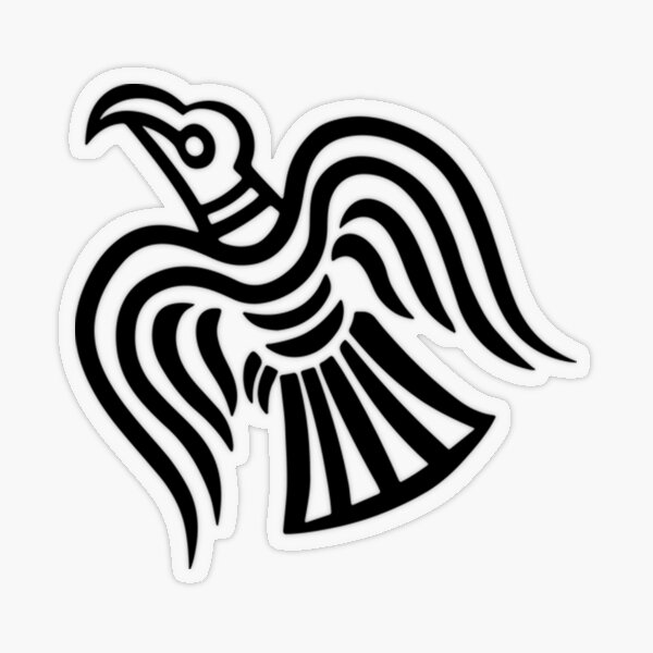 Item preview, Norse Viking Raven of Odin Black designed and sold by BluePagan.