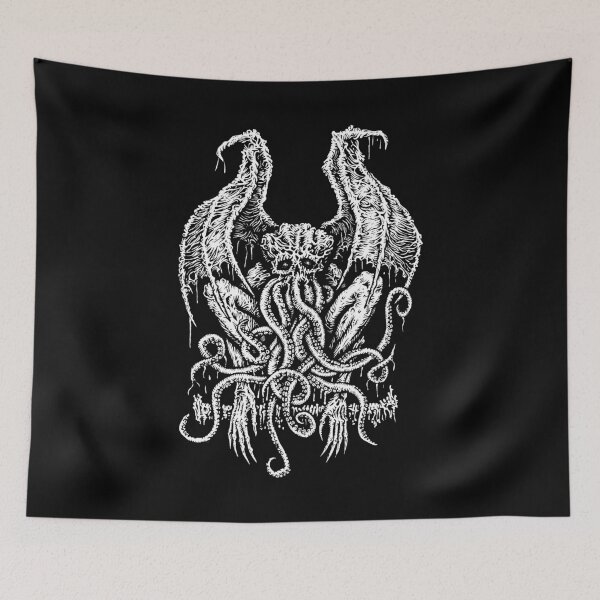 Item preview, Colourless Cthulhu on Black designed and sold by Soul-Paralyzed Art.