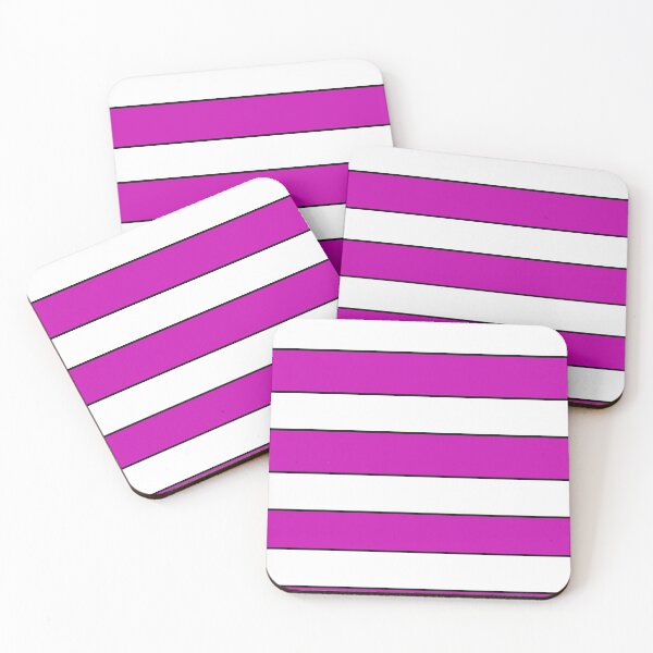 Item preview, pink white stripes designed and sold by ZiphGames.