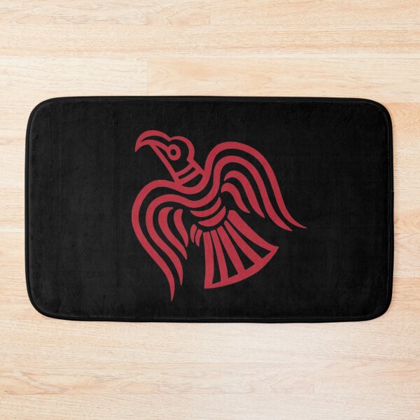 Item preview, Norse Viking Raven of Odin Red designed and sold by BluePagan.