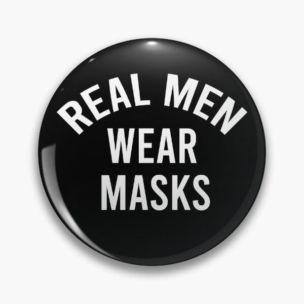 Item preview, Real Men Wear Masks designed and sold by khaled11591.