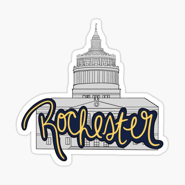 Rush Rhees Rochester Sticker