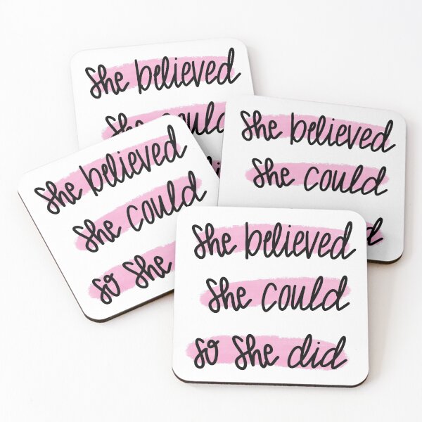Item preview, She Believed designed and sold by Sun and Dandelion.