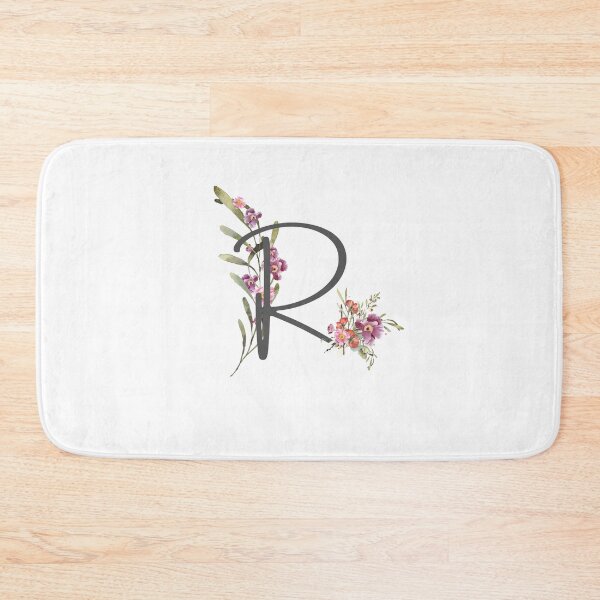 Item preview, Floral Initial Letter R designed and sold by TheFamilyVan.