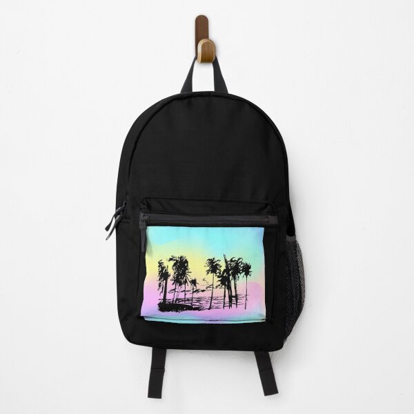 Item preview, Palm Trees Beach Hawaii Design, Tropical Neon, Reusable designed and sold by Lizzie May.