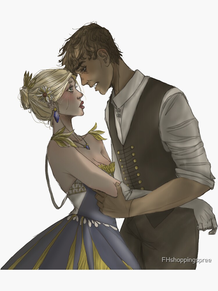 Sam Cortland And Celaena Sardothien Throne Of Glass By Sarah J Maas   Bg,f8f8f8 Flat,750x,075,f Pad,750x1000,f8f8f8 