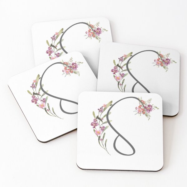 Item preview, Floral Initial Letter S designed and sold by TheFamilyVan.