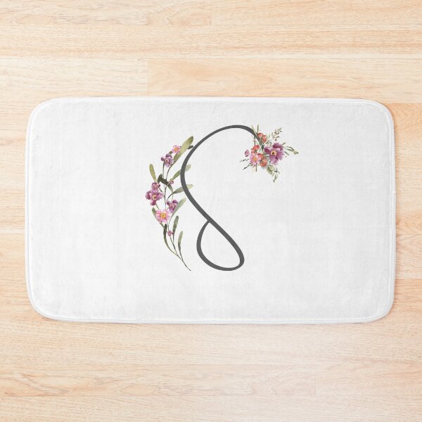 Item preview, Floral Initial Letter S designed and sold by TheFamilyVan.