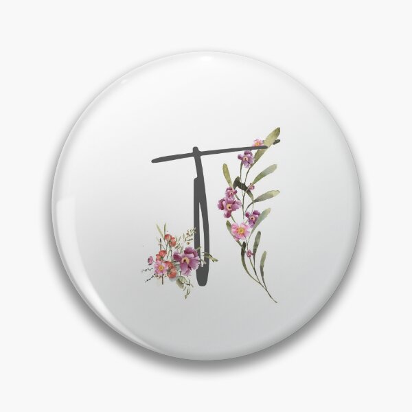 Item preview, Floral Initial Letter T designed and sold by TheFamilyVan.