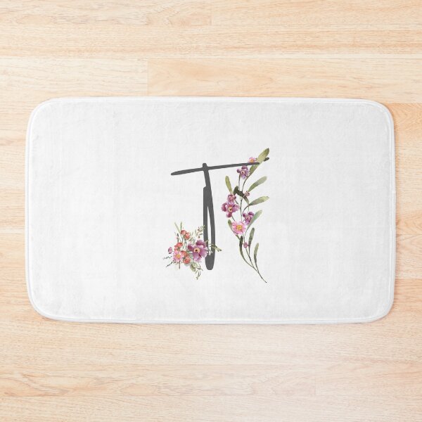 Item preview, Floral Initial Letter T designed and sold by TheFamilyVan.