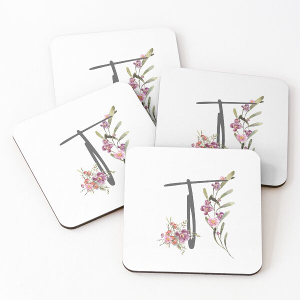 Item preview, Floral Initial Letter T designed and sold by TheFamilyVan.