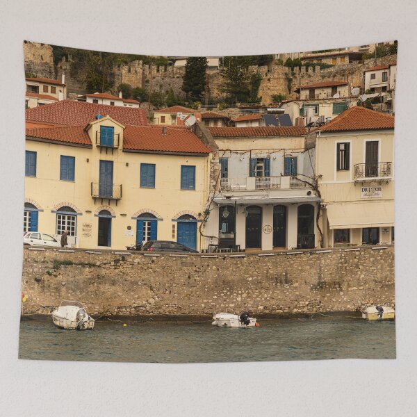 Item preview, Boat and a town designed and sold by KensLensDesigns.