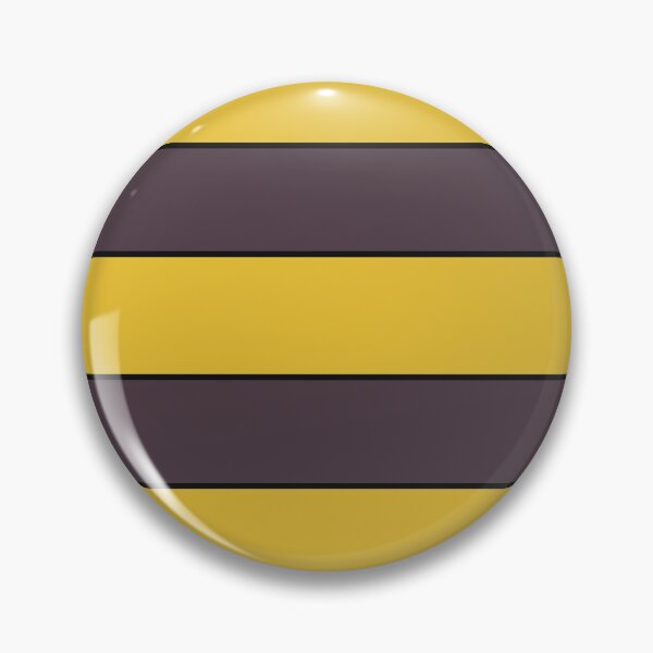 Item preview, yellow black stripes bee designed and sold by ZiphGames.