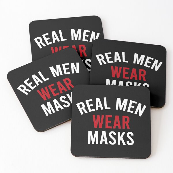 Item preview, Real Men Wear Masks designed and sold by khaled11591.