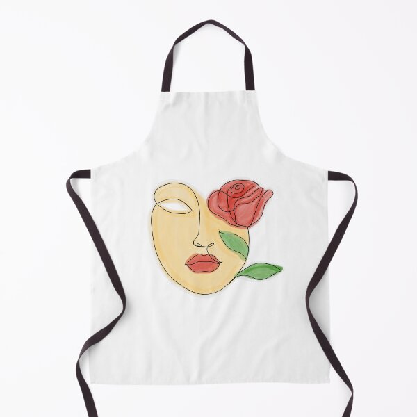 Item preview, One line face with rose designed and sold by calleef.