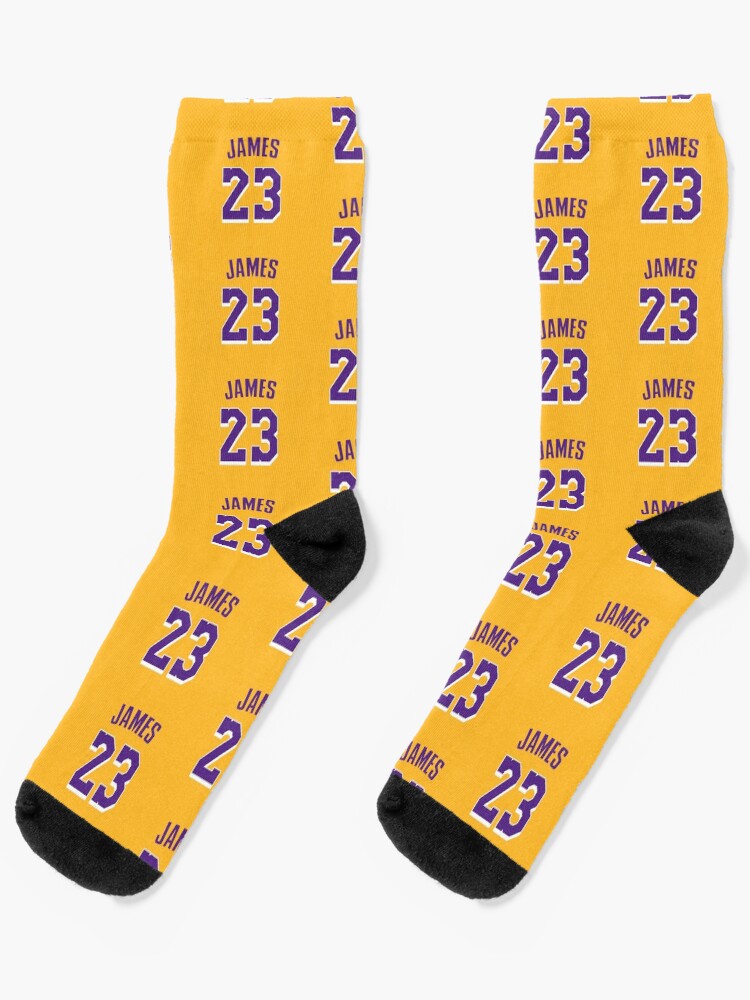 Lebron James Laker Socks 2024 espacioeje