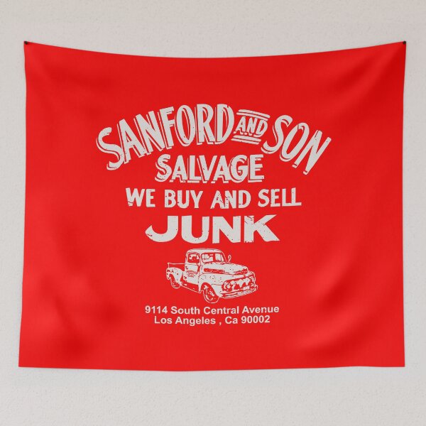 Item preview, Sanford and Son We Buy and Sell Junk Distressed Classic designed and sold by Alema Art.