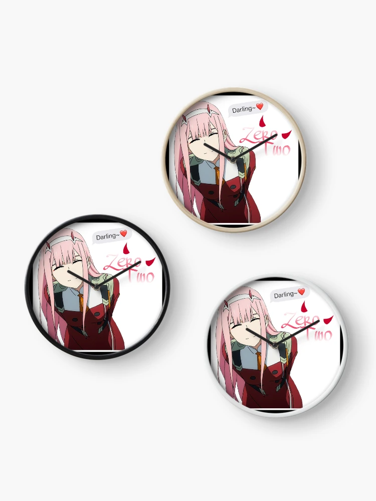 Thumbnail 3 of 4, Clock, Zero Two designed and sold by Simple Otaku98.