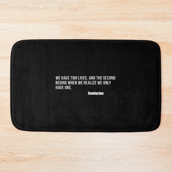 Item preview, Inspirational Confucius Quote about our mortality designed and sold by BukLauDesu.