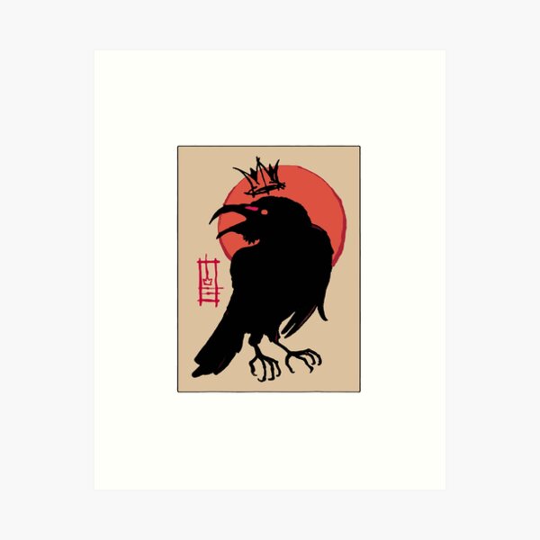 King of the Corvids for Fans of Crows and Ravens Art Print