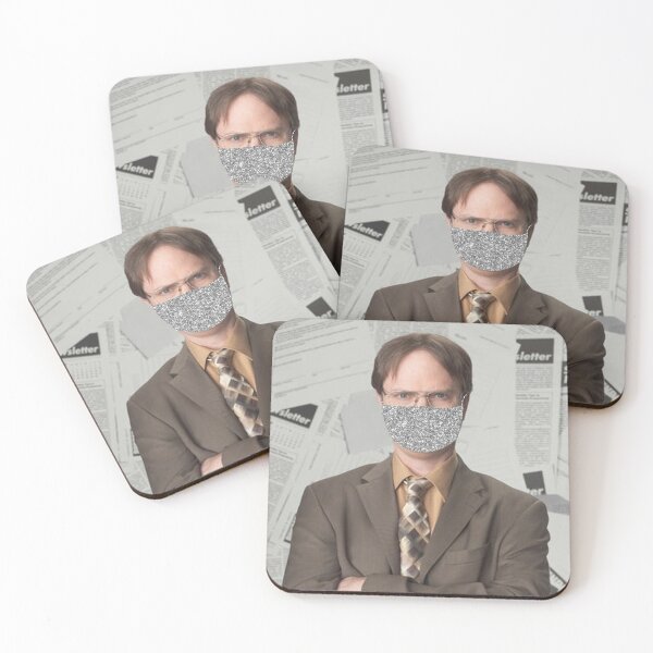 Item preview, Dwight Schrute says wear a mask! designed and sold by Abby Busis.
