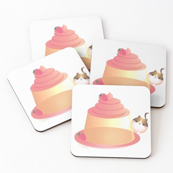 Item preview, Sweet Treats Collection pudding cat designed and sold by ParadiseBag.