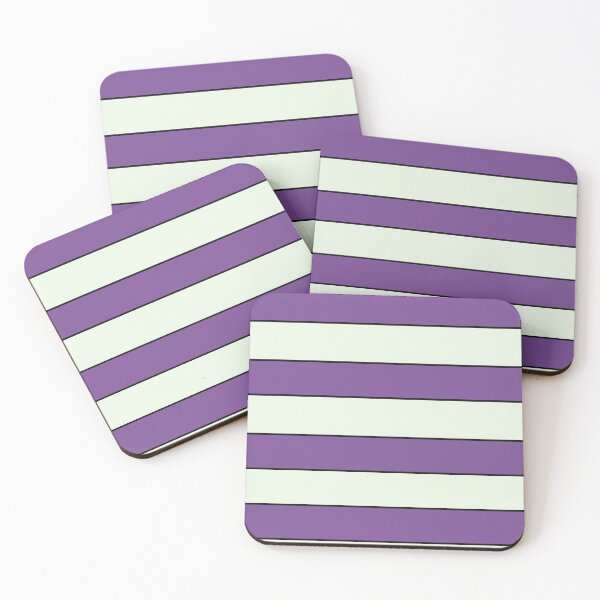 Item preview, purple white stripes designed and sold by ZiphGames.
