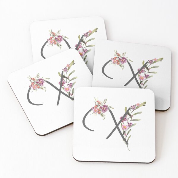 Item preview, Floral Initial Letter X designed and sold by TheFamilyVan.