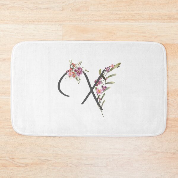 Item preview, Floral Initial Letter X designed and sold by TheFamilyVan.