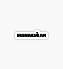 IRONWOMAN Triathlon (Black) Sticker