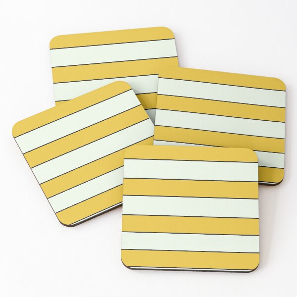 Item preview, yellow white stripes designed and sold by ZiphGames.