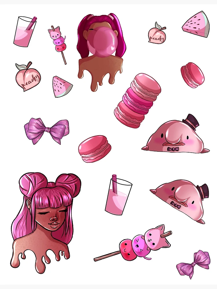 Customize your avatar with the Bubblegum Pink Harajuku Buns and