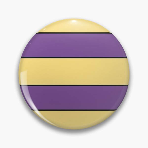 Item preview, purple yellow stripes designed and sold by ZiphGames.