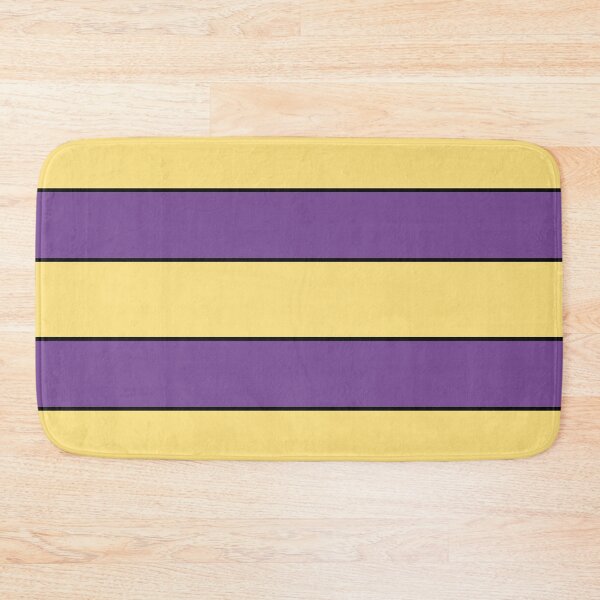 Item preview, purple yellow stripes designed and sold by ZiphGames.
